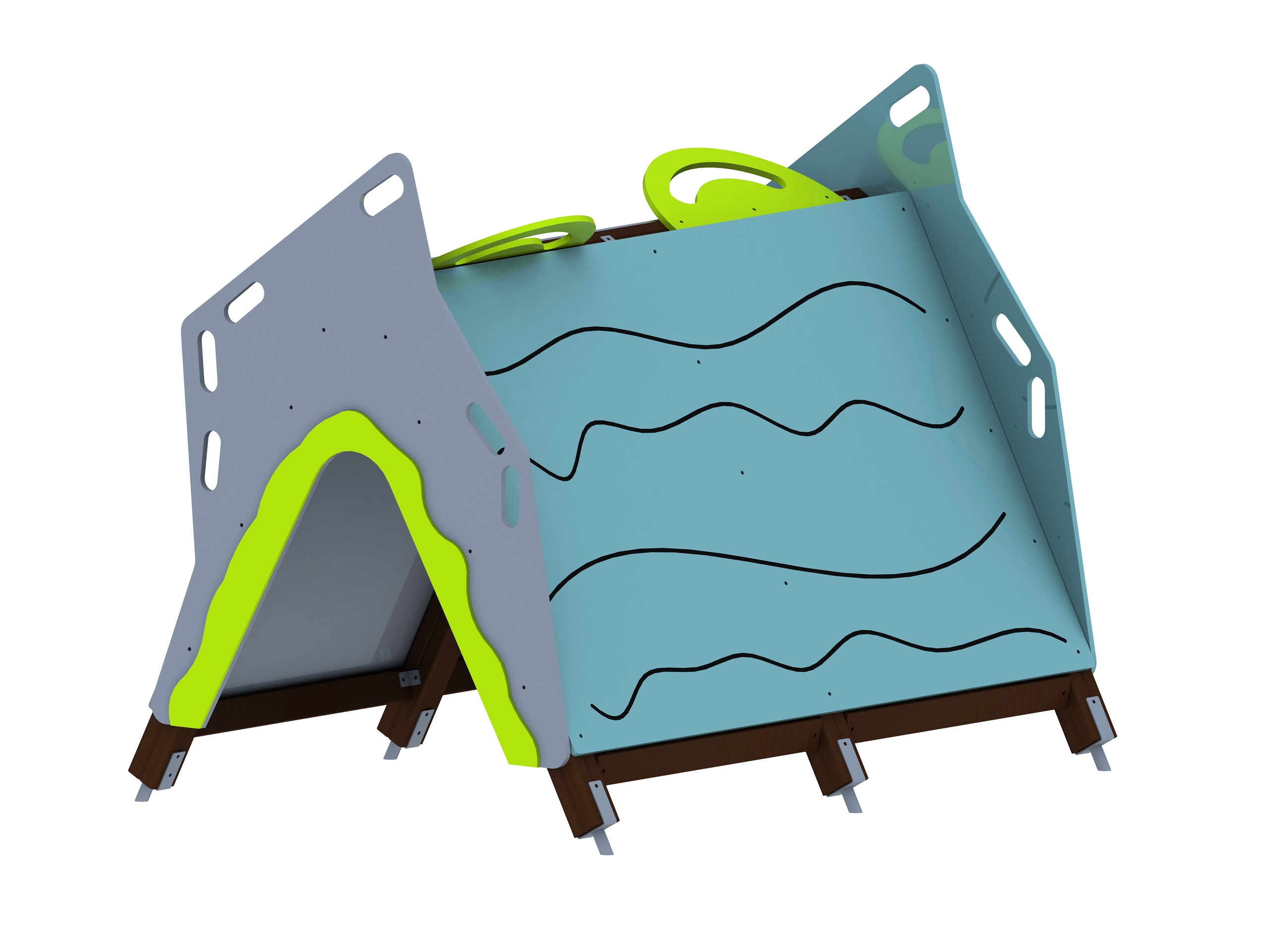Будиночок з HDPE-пластику КА2009