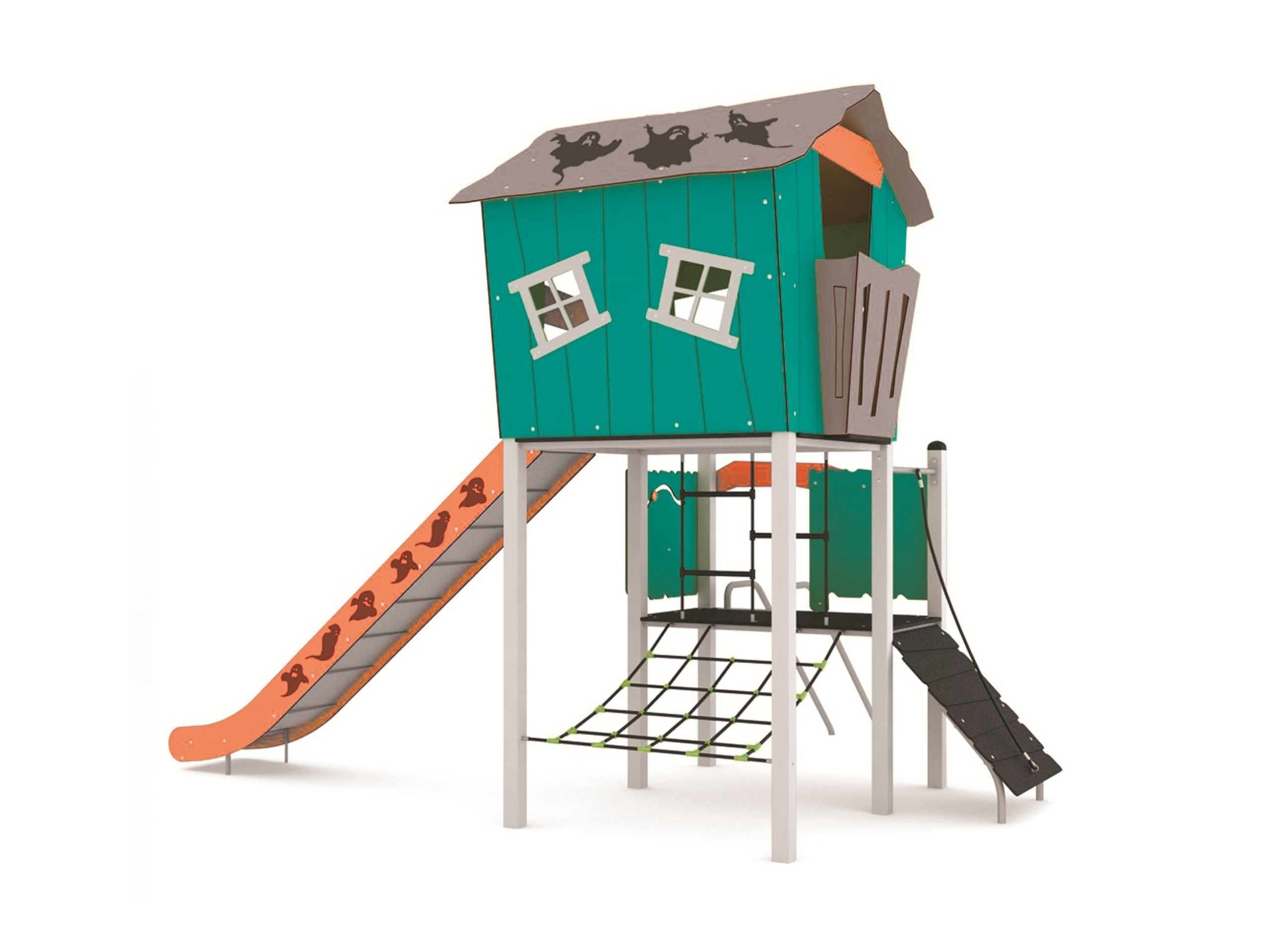 Дитячий ігровий комплекс з HDPE-пластику КА0300S3