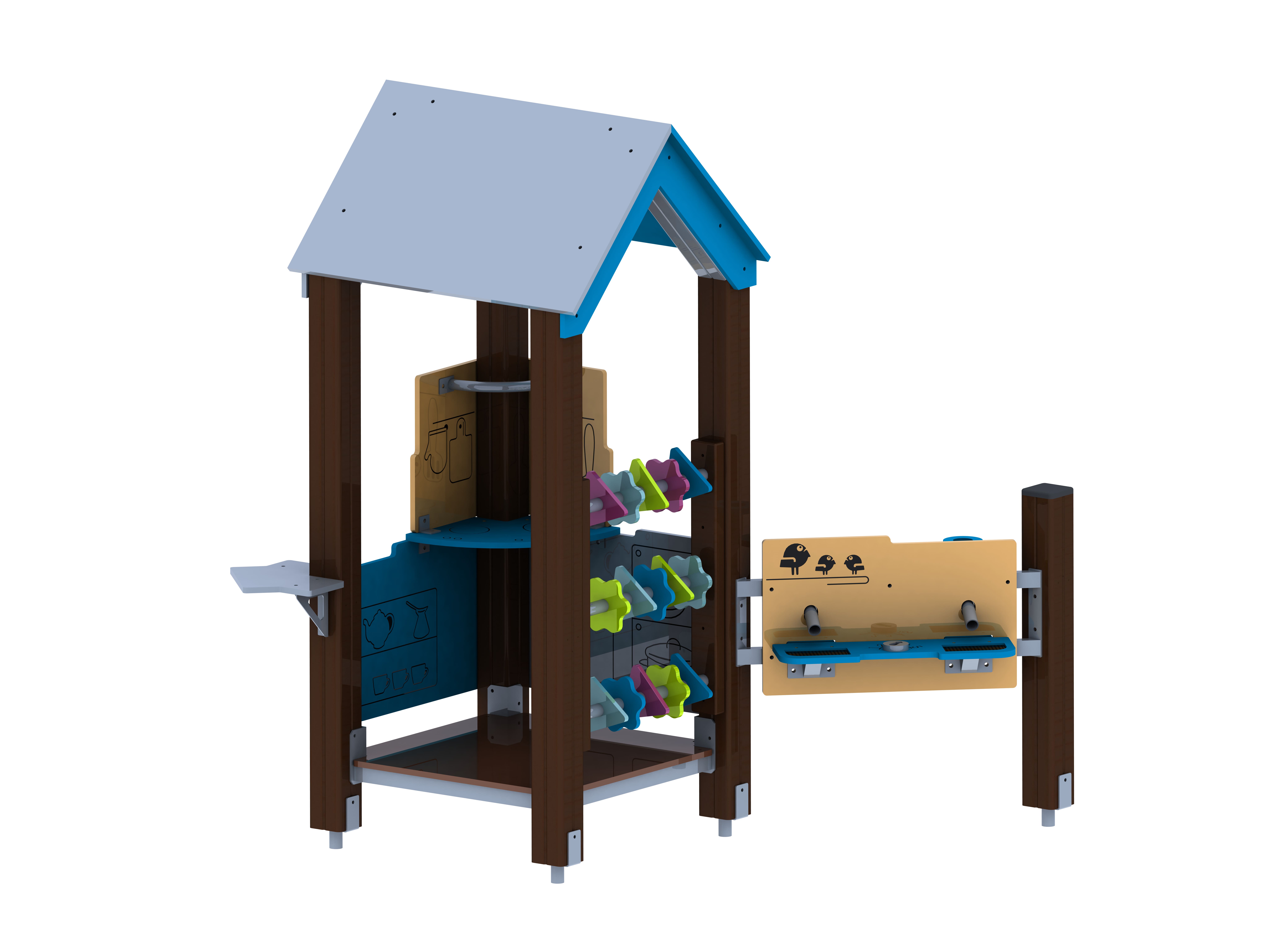 Дитячий будиночок з HDPE-пластику КА302