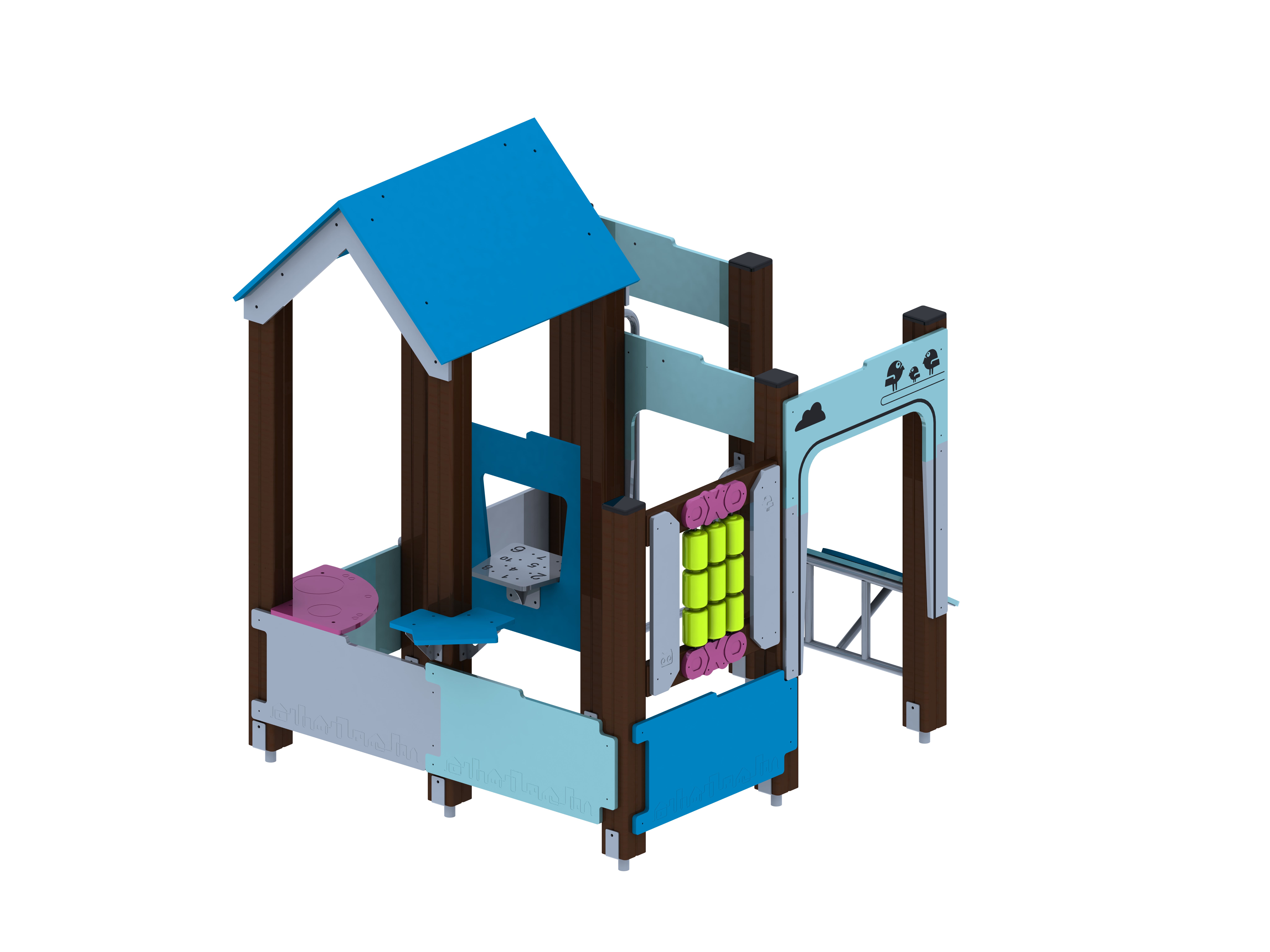Будиночок з HDPE-пластику КА305