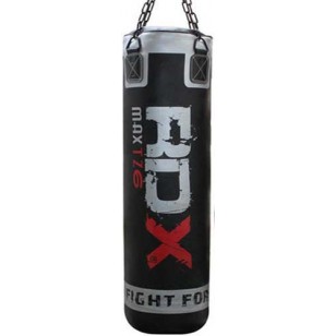 БОКСЕРСЬКИЙ МІШОК RDX LEATHER BLACK 1.2 м