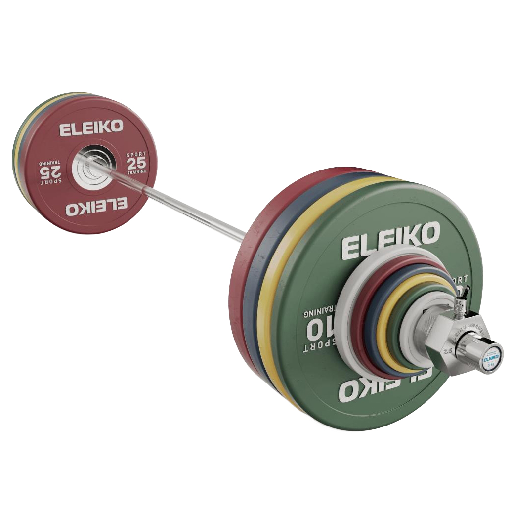 Комплект штанги Eleiko Performance NxG 190 кг, кольоровий 3061134
