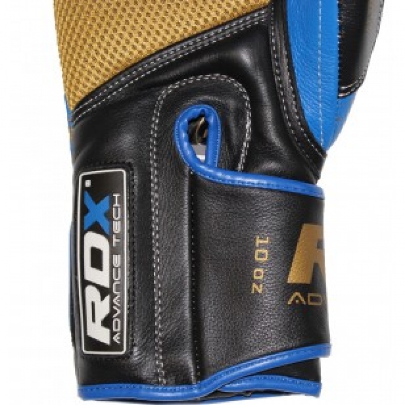 БОКСЕРСЬКІ РУКАВИЧКИ RDX ULTRA GOLD BLUE