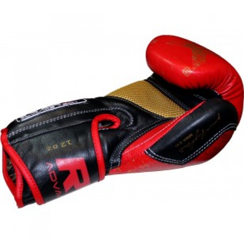 БОКСЕРСЬКІ РУКАВИЧКИ RDX ULTRA GOLD RED