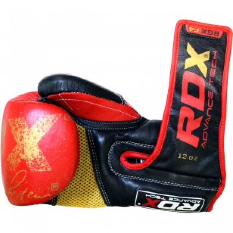 БОКСЕРСЬКІ РУКАВИЧКИ RDX ULTRA GOLD RED