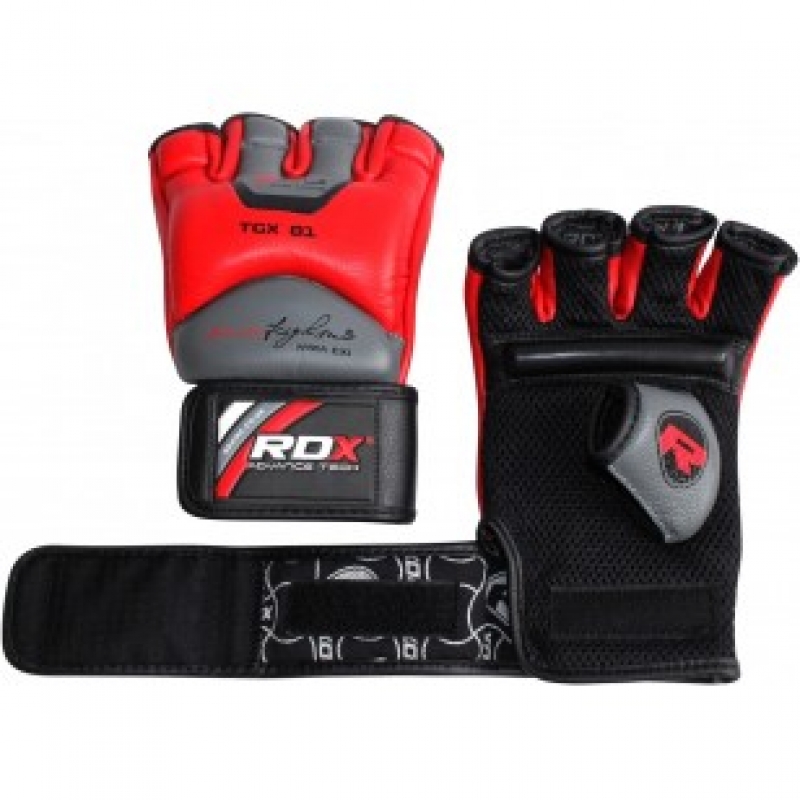 Снарядні рукавиці, битки RDX Leather Red