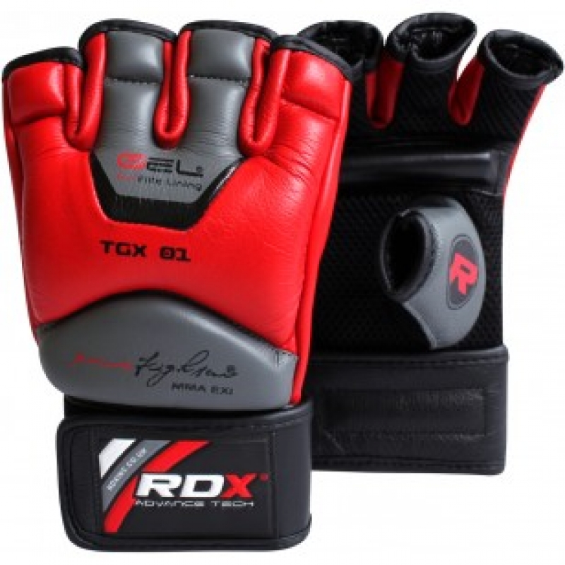 Снарядні рукавиці, битки RDX Leather Red